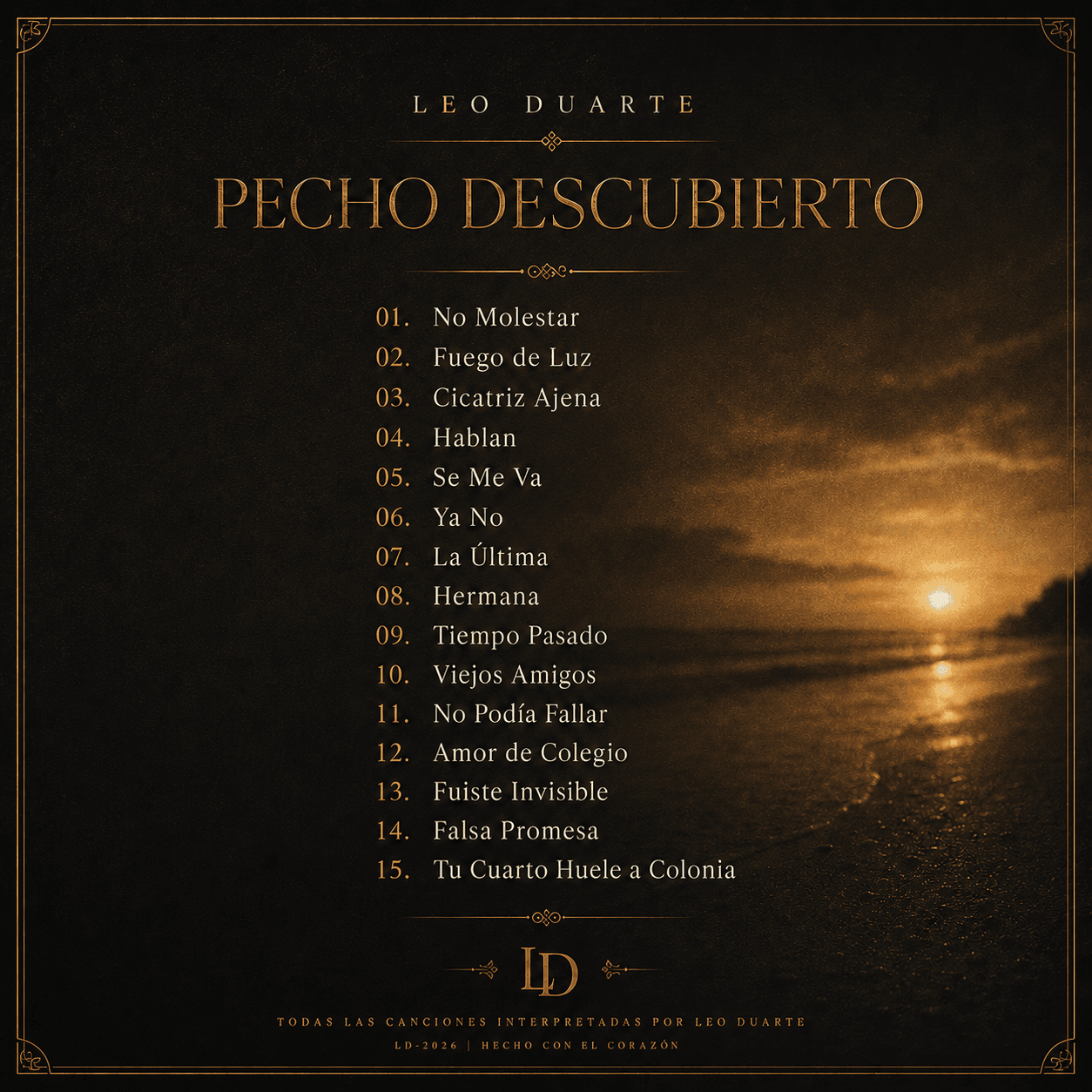 Contraportada — Pecho Descubierto de Leo Duarte