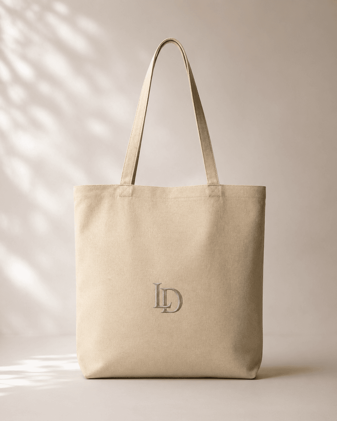 Tote Bag Leo Duarte Music natural con logo LD